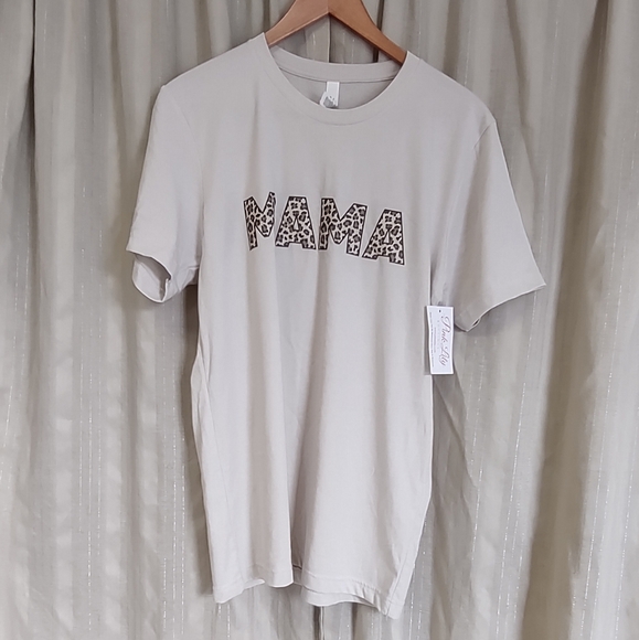 Pink Lily MAMA Animal Print Tee. Size M - Picture 2 of 5